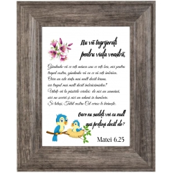 TABLOU 27x22 cm, Nu va ingrijorati!